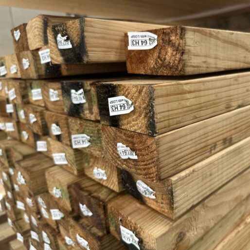 Treated pine is widely used in Australian construction for its durability and affordability.