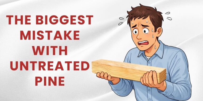 Treated pine is more durable than untreated pine, as it resists decay and termites