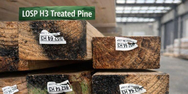 H3 Treated Pine The “H” in H3 stands for hazard.