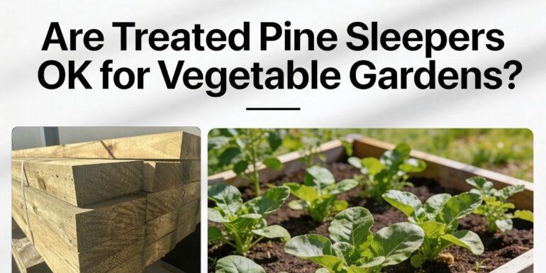 Properly treated pine sleepers are designed to resist termites.