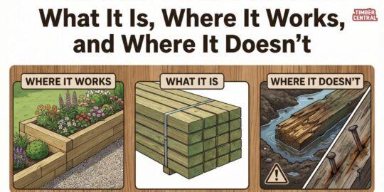 Treated Pine Sleeper: What It Is, Where It Works, and Where It Doesn’t