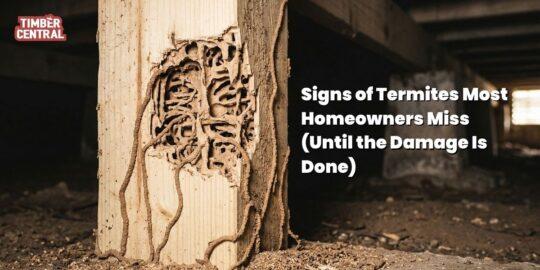 Signs of Termites Most Homeowners Miss (Until the Damage Is Done)