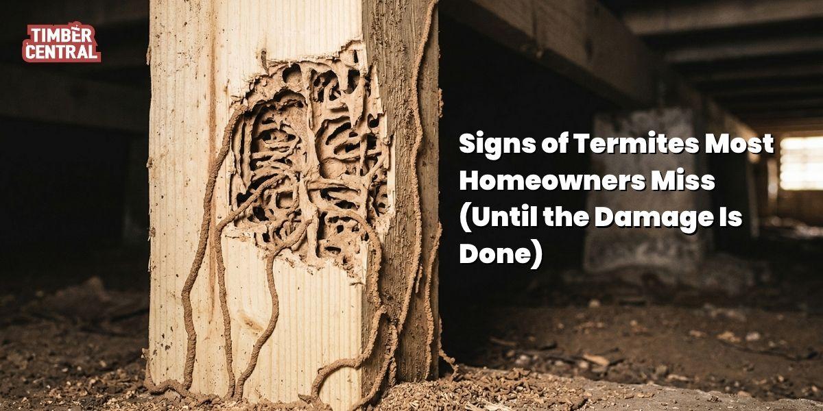 Signs of Termites Most Homeowners Miss (Until the Damage Is Done)