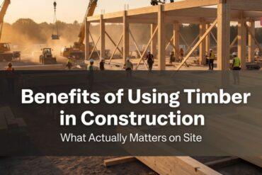 Benefits of Using Timber in Construction What Actually Matters on Site