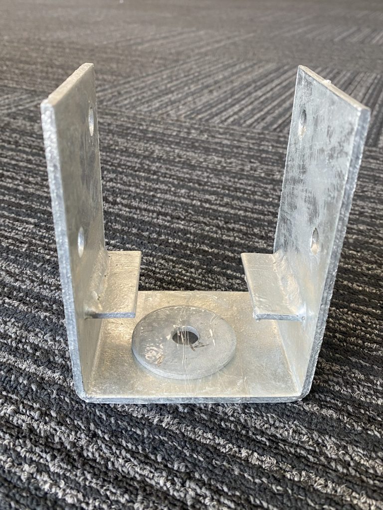 Bolt on Support Post U Shaped (90mm)