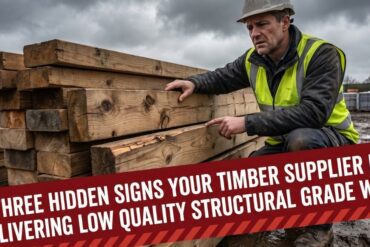 Three Hidden Signs Your Timber Supplier Is Delivering Low Quality Structural Grade Wood
