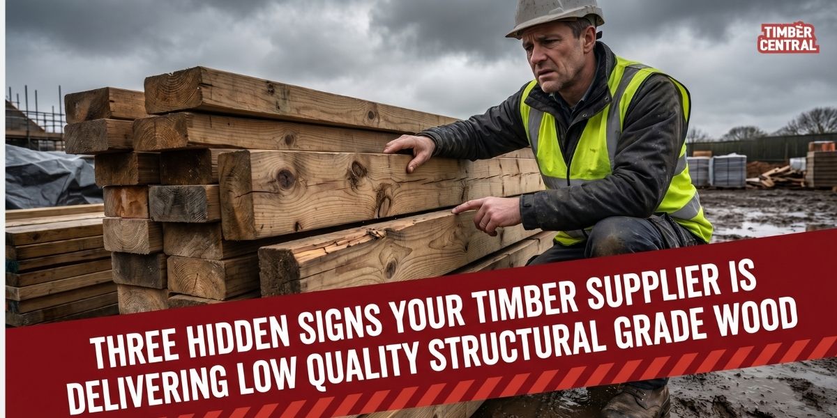 Three Hidden Signs Your Timber Supplier Is Delivering Low Quality Structural Grade Wood